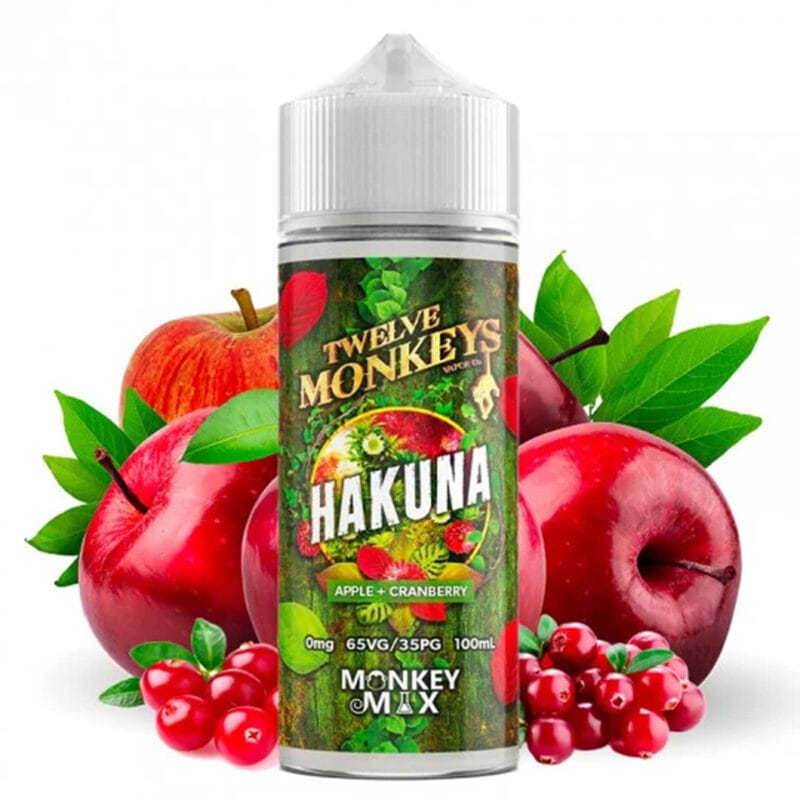 Twelve Monkeys Hakuna 100ml Shortfill 65VG 35PG