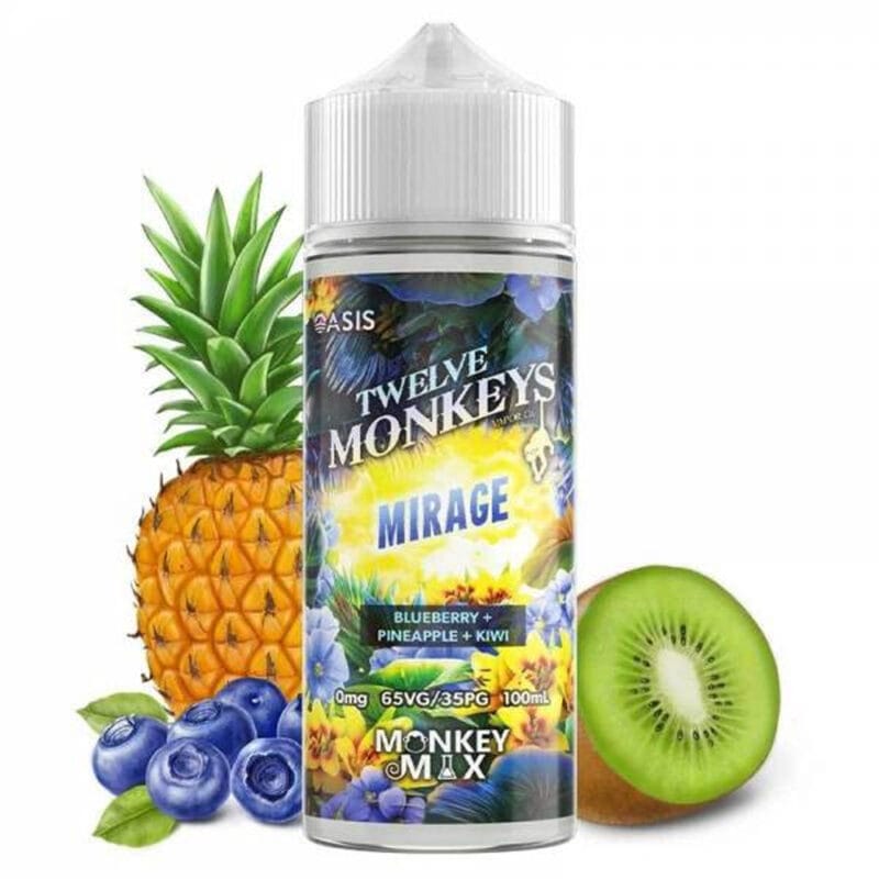 Twelve Monkeys Mirage 100ml Shortfill 70VG 30PG