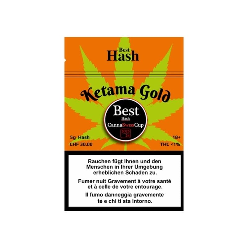 Bio Sativa Swiss Best Hash Ketama Gold 5g